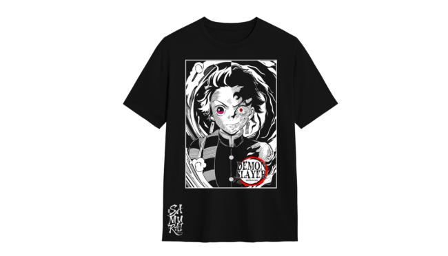 Camisa de Tanjiro Demonio – Kimetsu no Yaiba | Samurai White