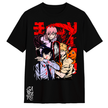 Camisa Chainsaw Man División Especial 4 | Samurai White