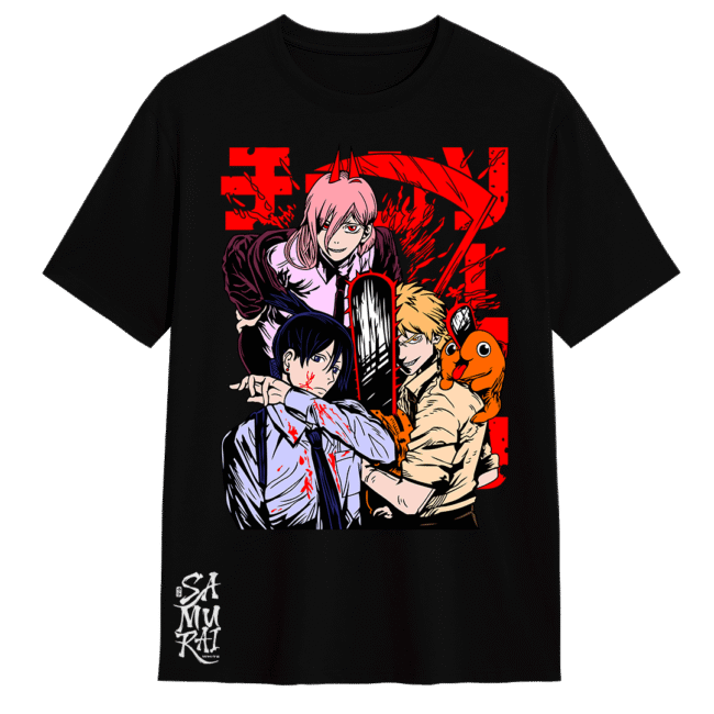 Camisa Chainsaw Man División Especial 4 | Samurai White