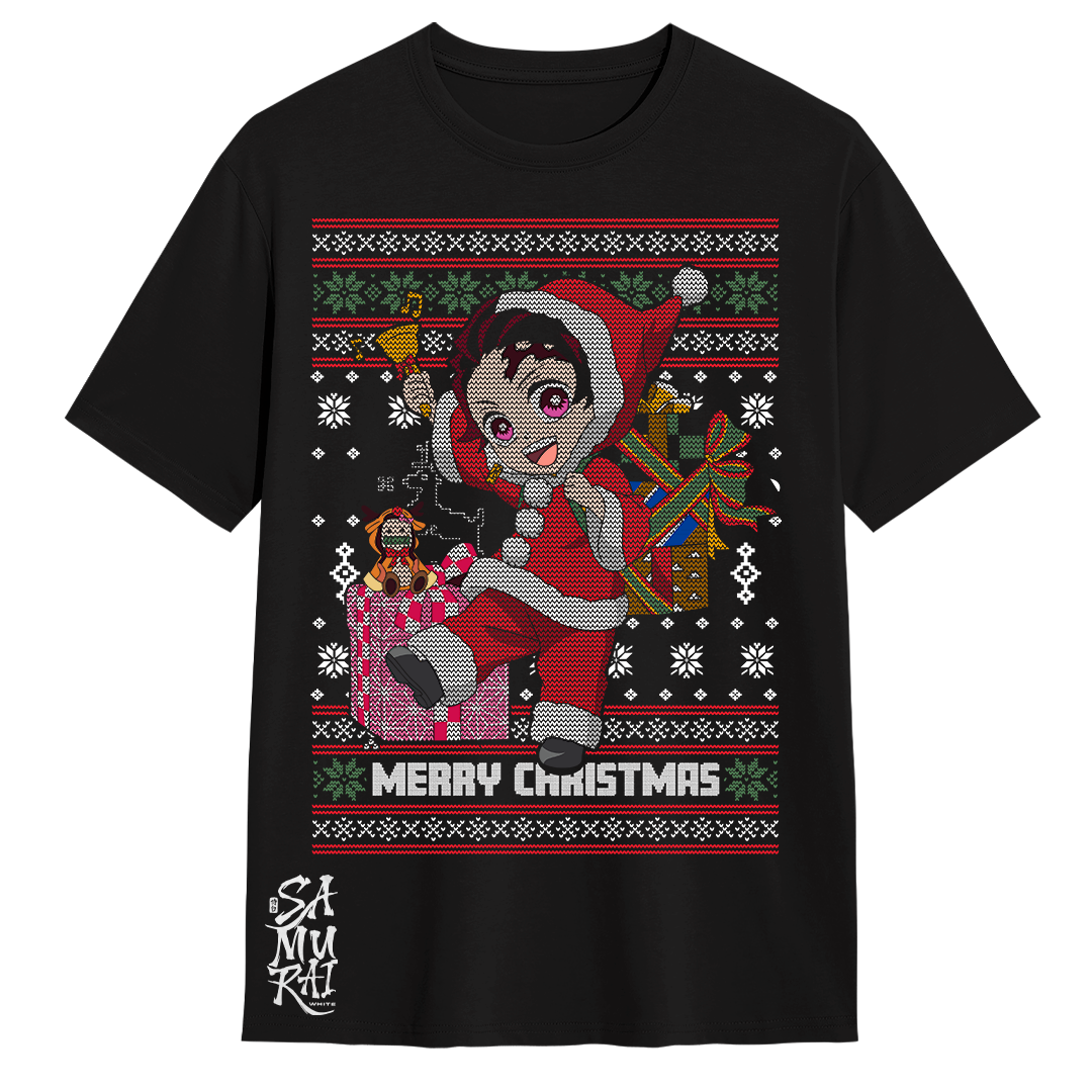 Camiseta Navideña de Tanjiro Kamado – Kimetsu no Yaiba