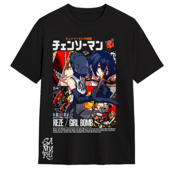 Camiseta Exclusiva de Reze – Chainsaw Man