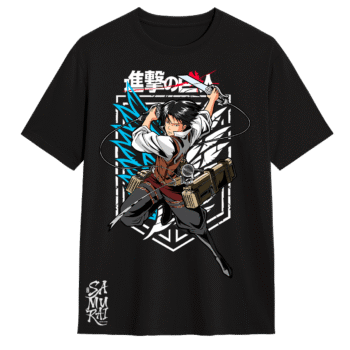 Camiseta Exclusiva de Levi – Shingeki no Kyojin