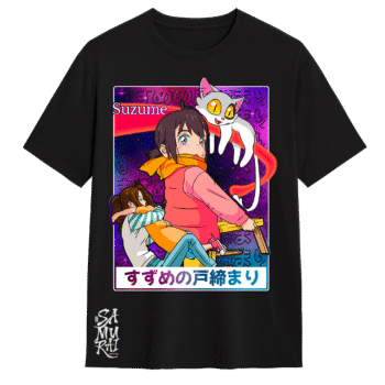 Camiseta Exclusiva de Suzume – Makoto Shinkai