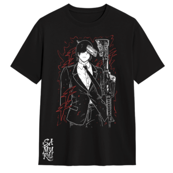 Camiseta Demonio Pistola Chainsaw Man ¡Letal!