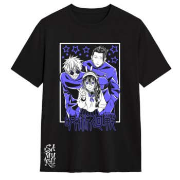 Camiseta de Gojo Geto Riko Jujutsu Kaisen ¡Legendaria!
