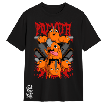 Camiseta Exclusiva de Pochita Chainsaw Man