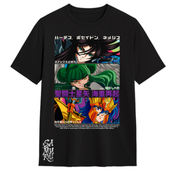 Camiseta Exclusiva Saint Seiya Re:rise of Poseidon ¡Épica!