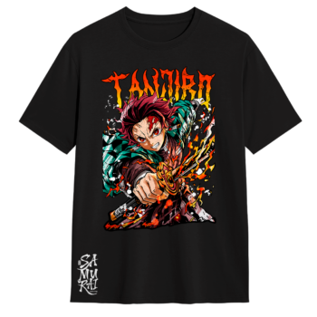 Camiseta Exclusiva Tanjiro Kamado Kimetsu no Yaiba ¡Épica!