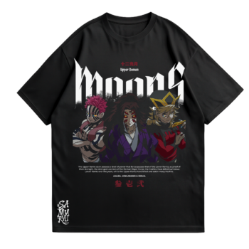 Camisa Lunas Superiores – Akaza, Kokushibo & Doma