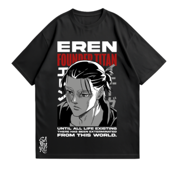 Camiseta Eren – Titán Fundador | Attack on Titan