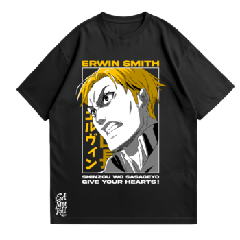 Camiseta Erwin Smith – Comandante del Cuerpo de Exploración | Attack on Titan